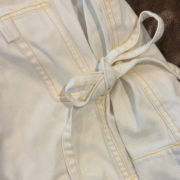 Phillip Lim Stonewashed Side Tie Tank Top - Picture 5 of 6